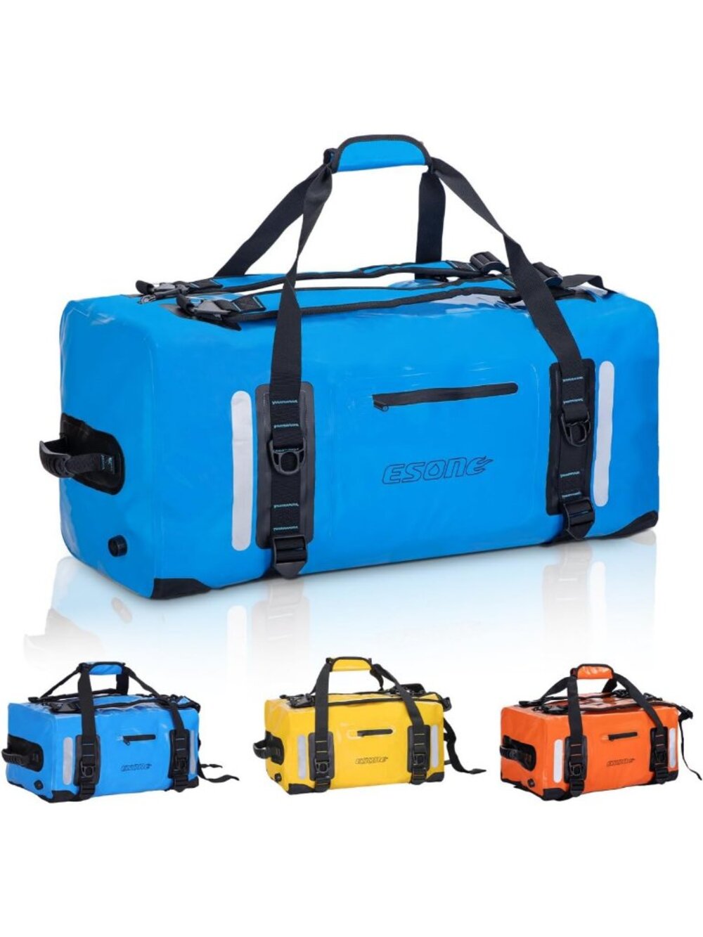 Waterproof Dry Bag Backpack for Kayaking, Travel, Boating & Camping - 60L